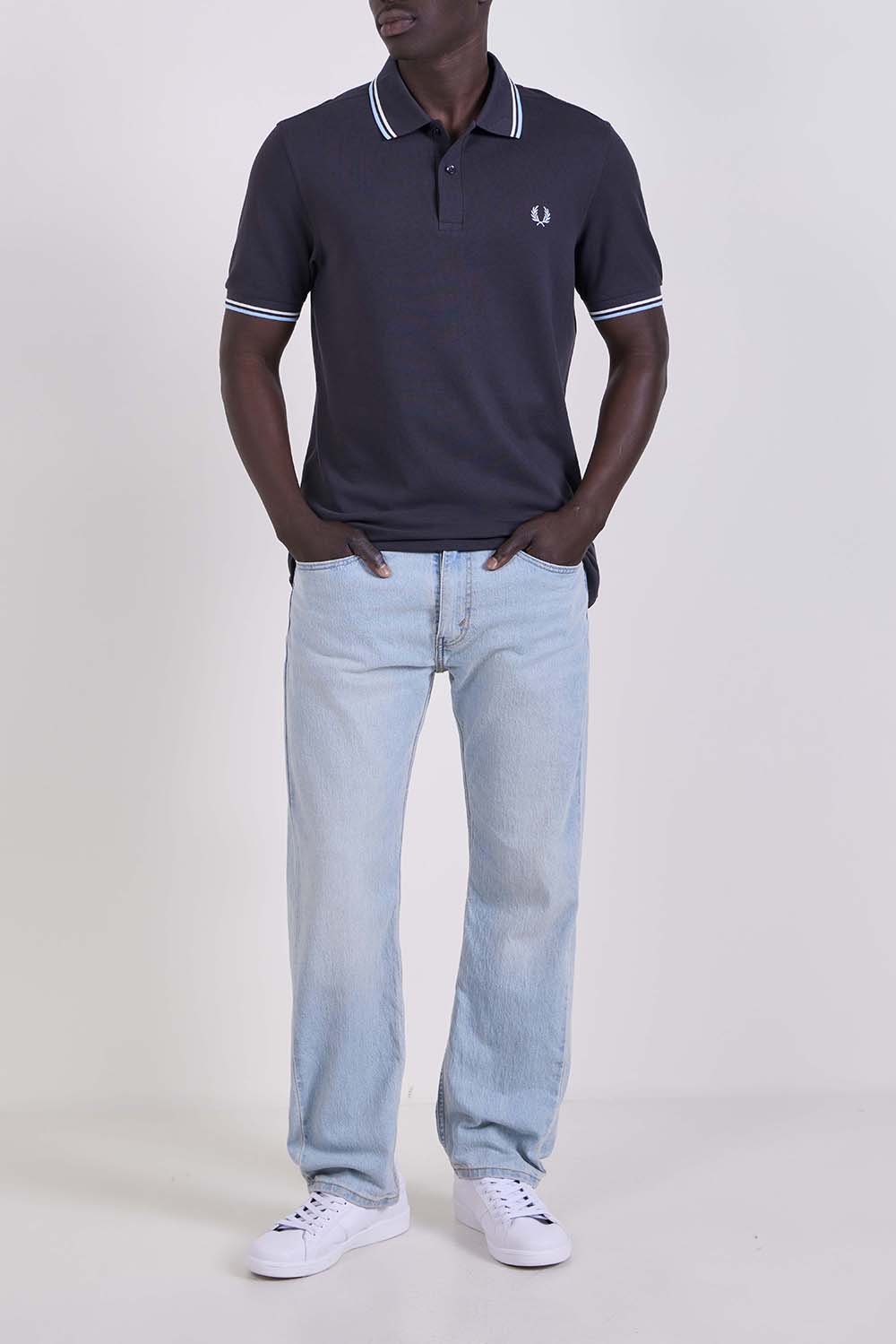 חולצת פולו בגזרה ישרה